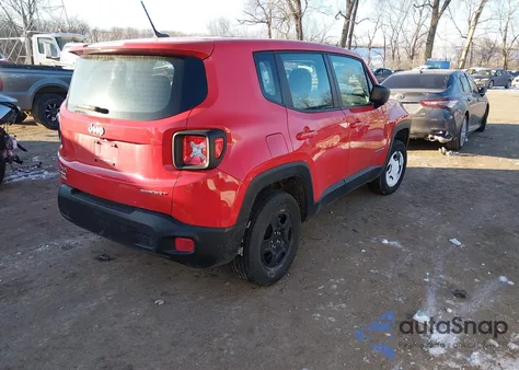 2016 Jeep Renegade Sport z USA, uszkodzony, nr VIN ZACCJBAT4GPC78581